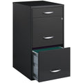 Lockable Vertical Metal 3‑Drawer File Cabinet