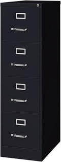 Lockable Vertical Metal 4‑Drawer File Cabinet