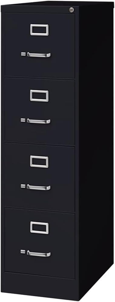 Lockable Vertical Metal 4‑Drawer File Cabinet
