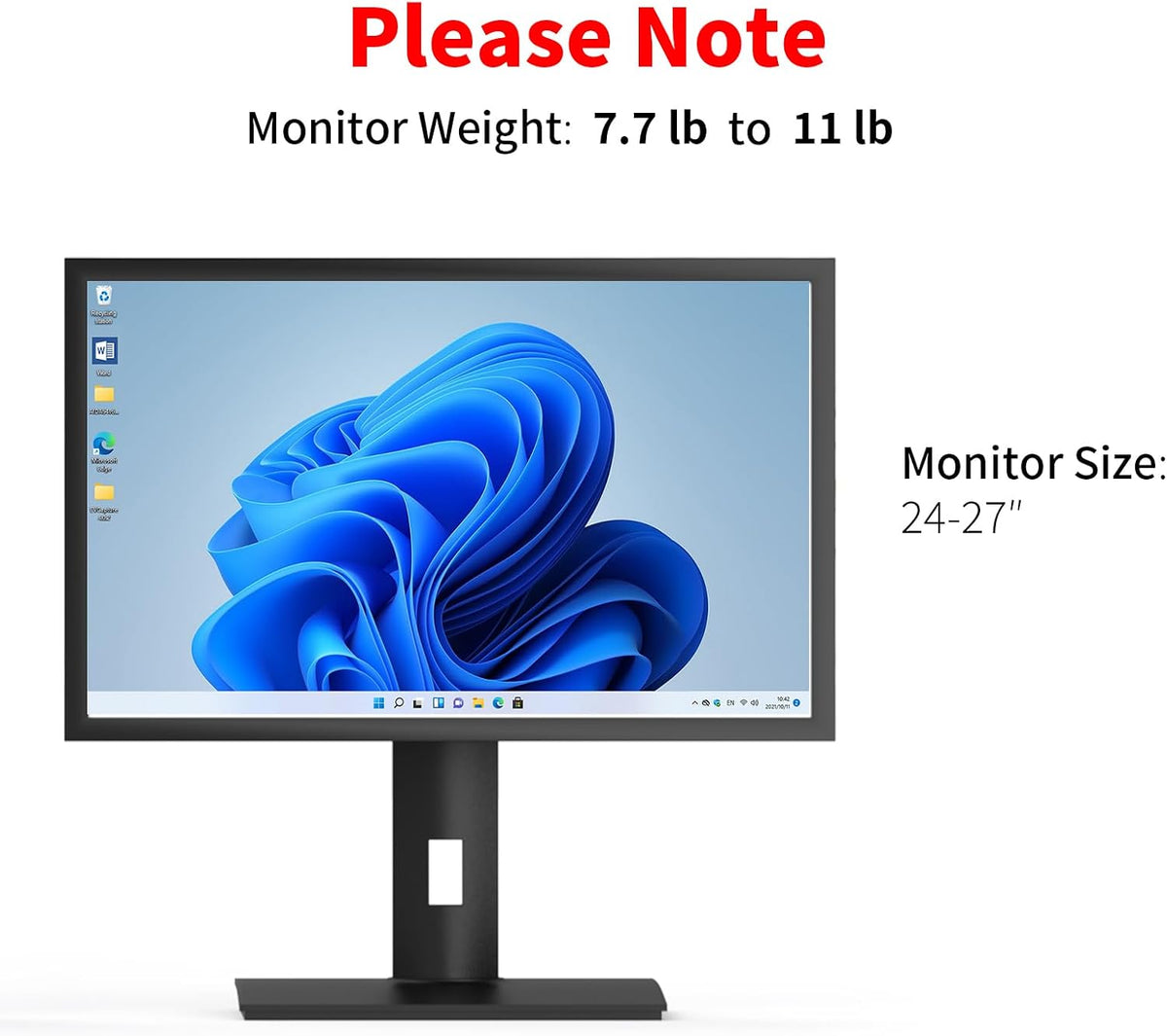 Heavy‑Duty Single VESA Monitor Stand