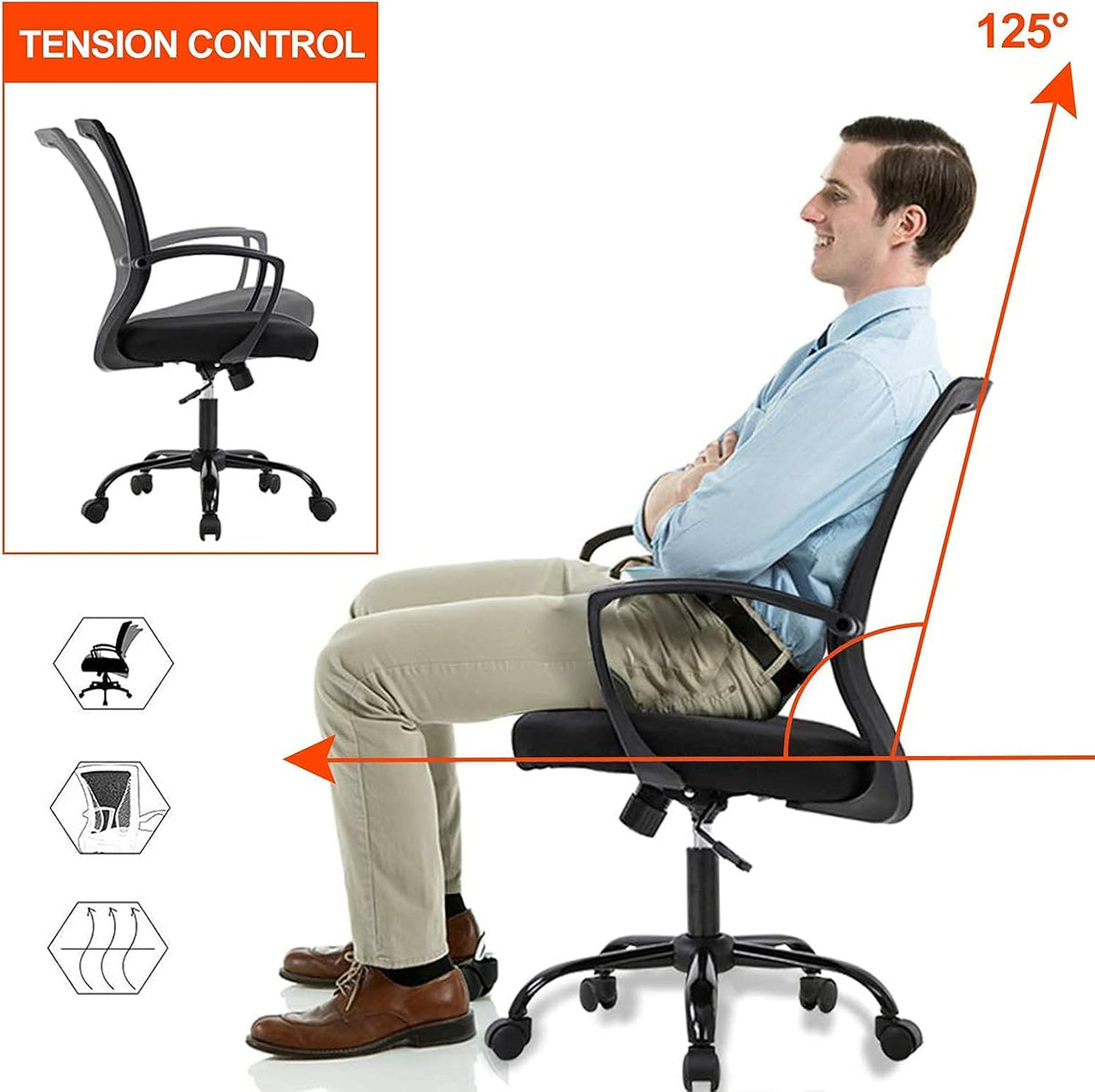 Ergonomic Mesh Office Desk Chair