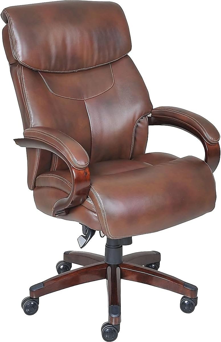 Bonded Leather High‑Back Executive Office Chair