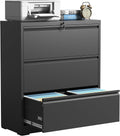 Lockable 3‑Drawer Metal File Cabinet