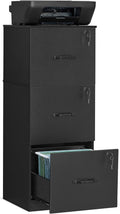 Lockable 3‑Drawer Office Document File Cabinet
