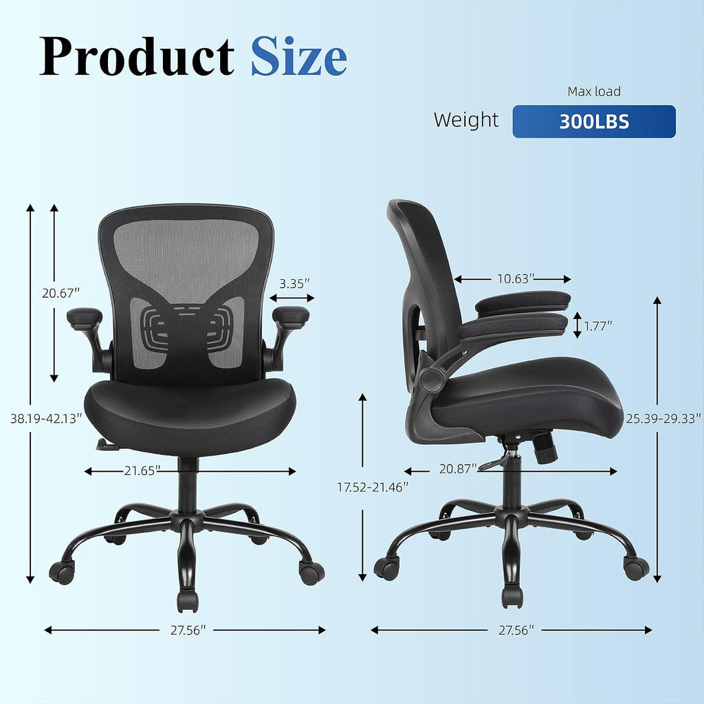 Mesh‑Back Ergonomic Office Task Chair