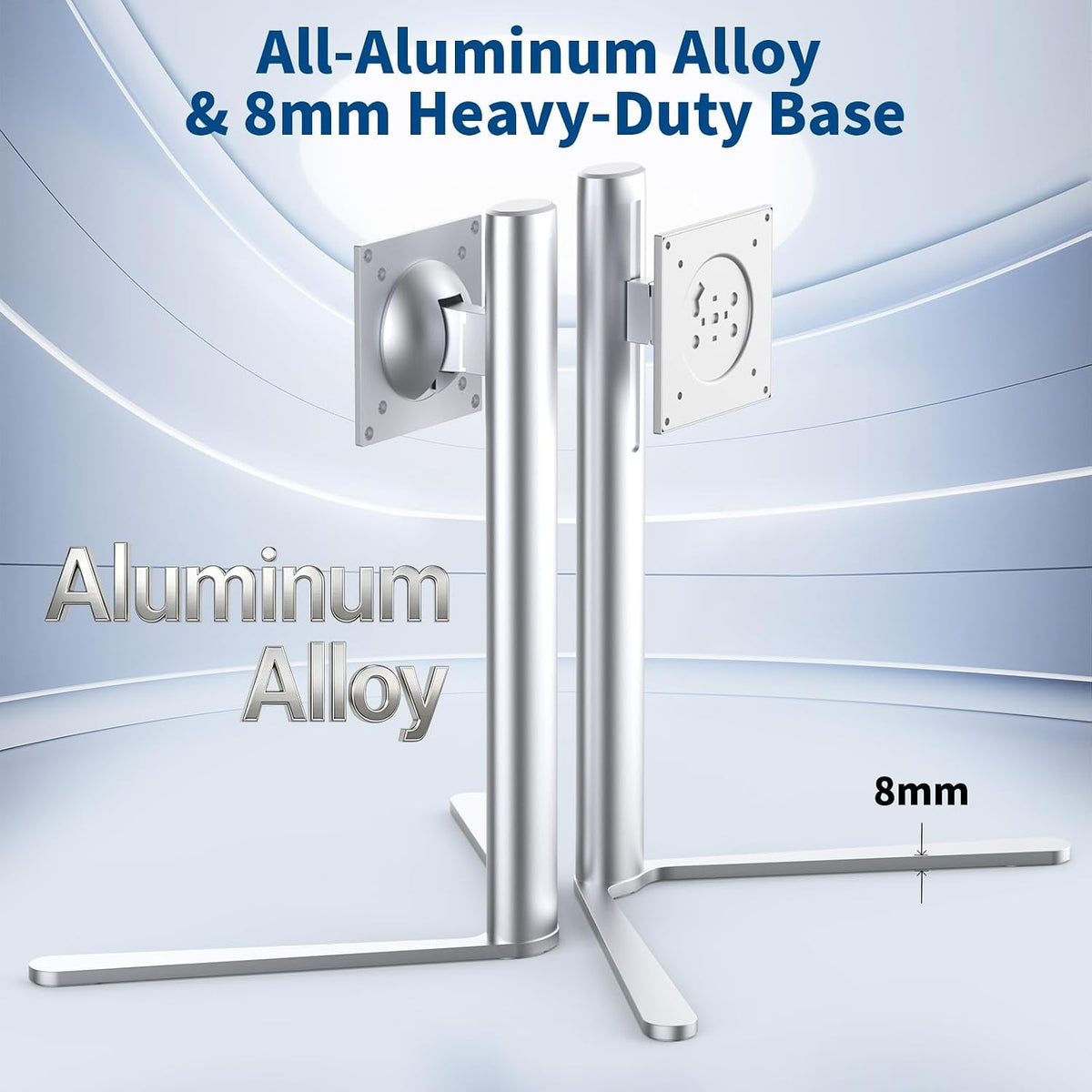 Aluminum Adjustable VESA Monitor Stand