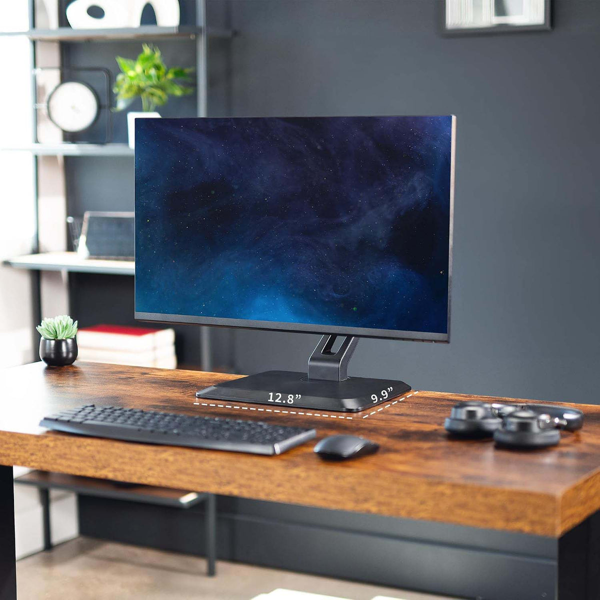Adjustable Single‑Screen Monitor Desk Stand
