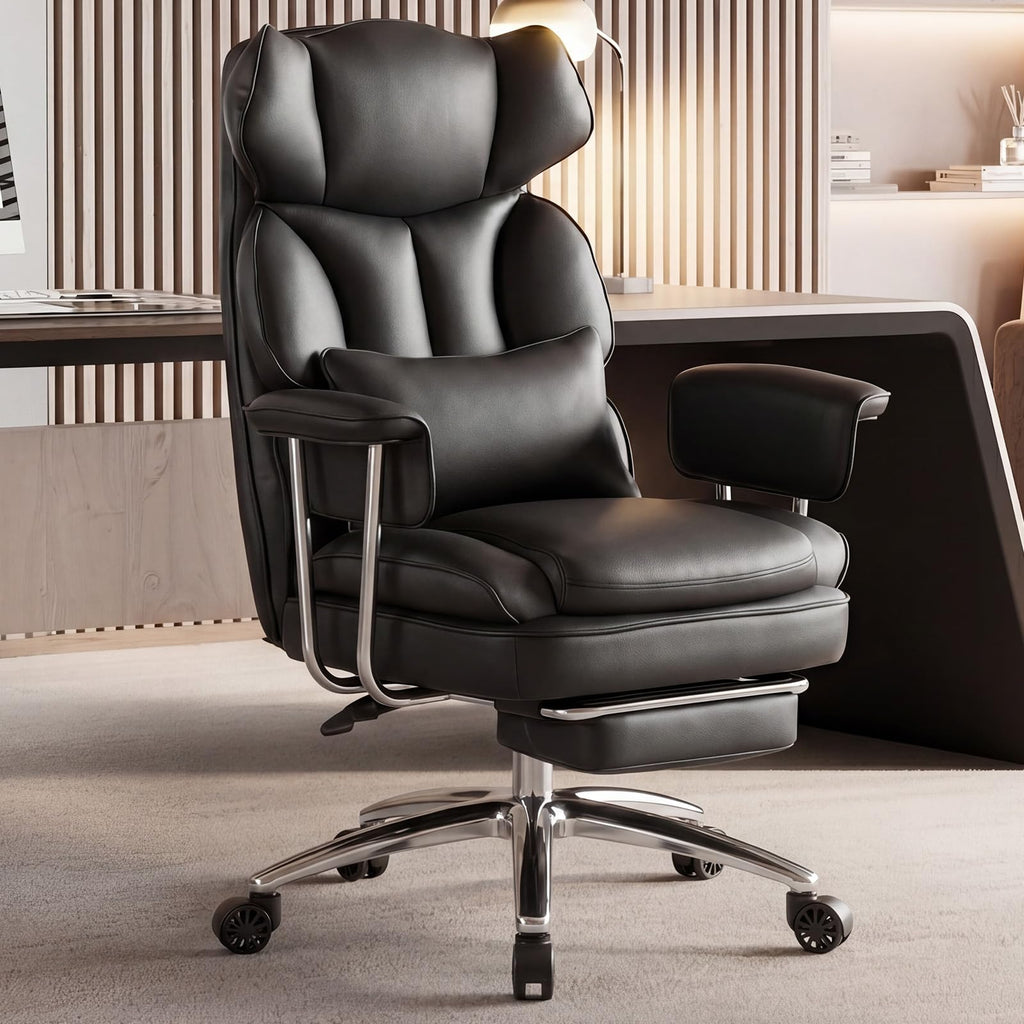 Ergonomic PU Leather Office Desk Chair