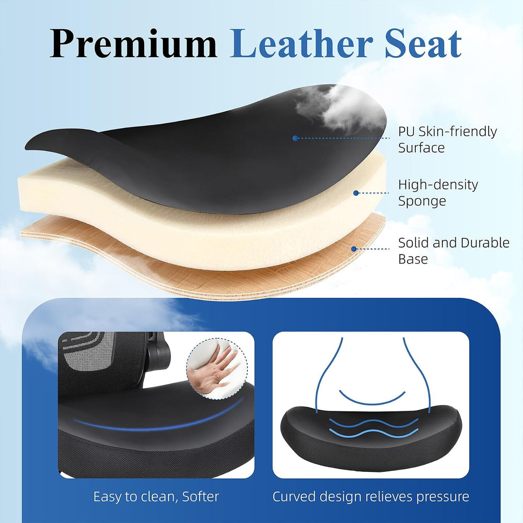 Mesh‑Back Ergonomic Office Task Chair
