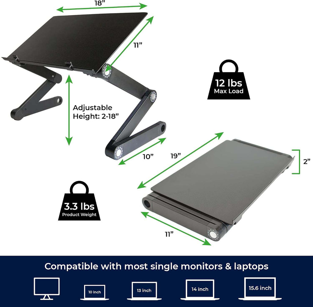 Adjustable Ergonomic Desk Monitor Riser