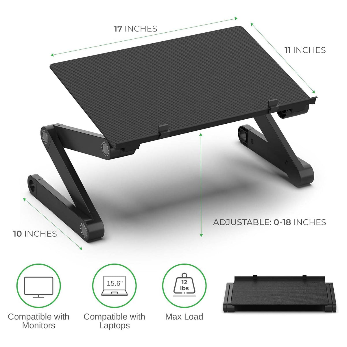 Adjustable Ergonomic Desk Monitor Riser