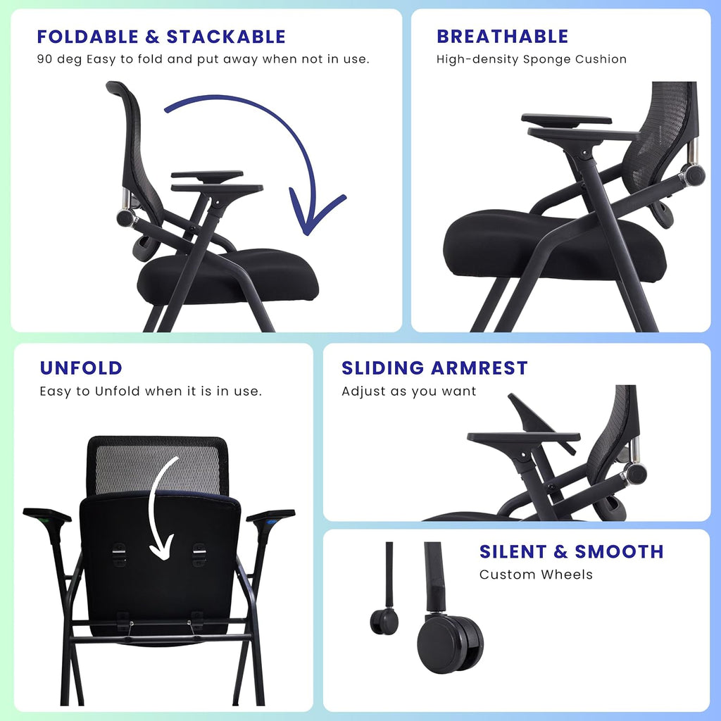Stackable Mesh Conference Office Chair