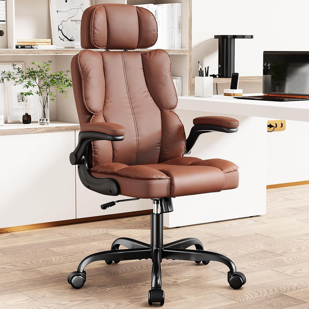 Adjustable High‑Back Executive Office Chair
