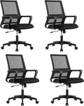 Mesh Ergonomic Swivel Office Chair Set