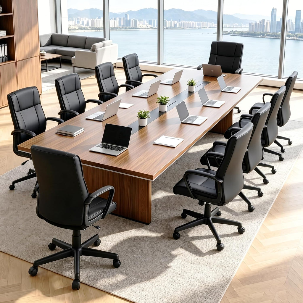 Leather Ergonomic Office Chair 2‑Pack