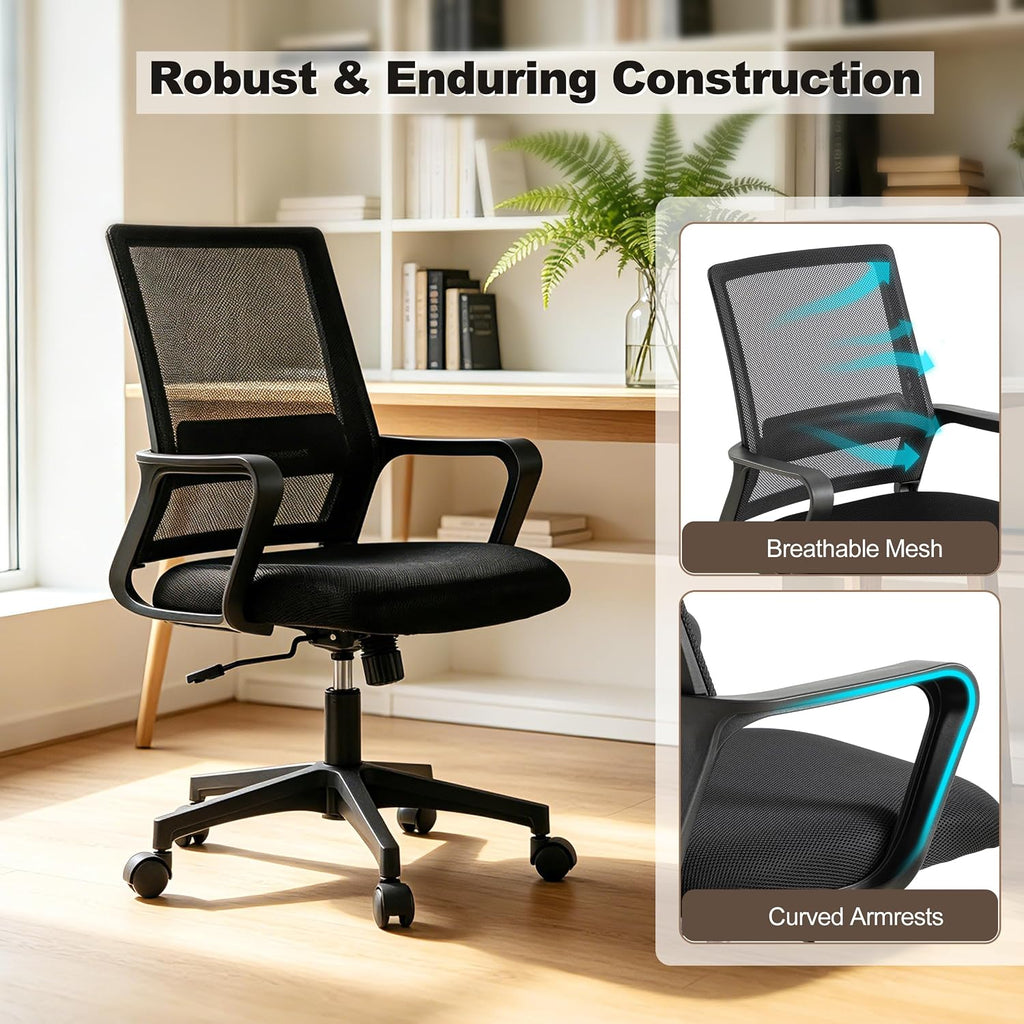 Mesh Ergonomic Swivel Office Chair Set