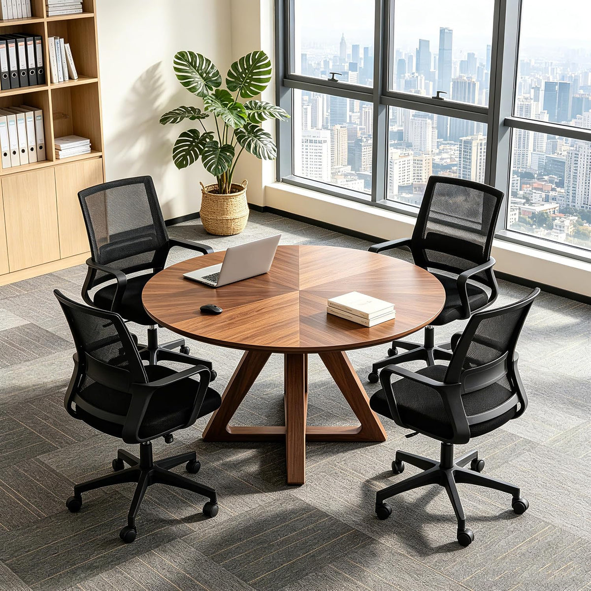 Mesh Ergonomic Swivel Office Chair Set